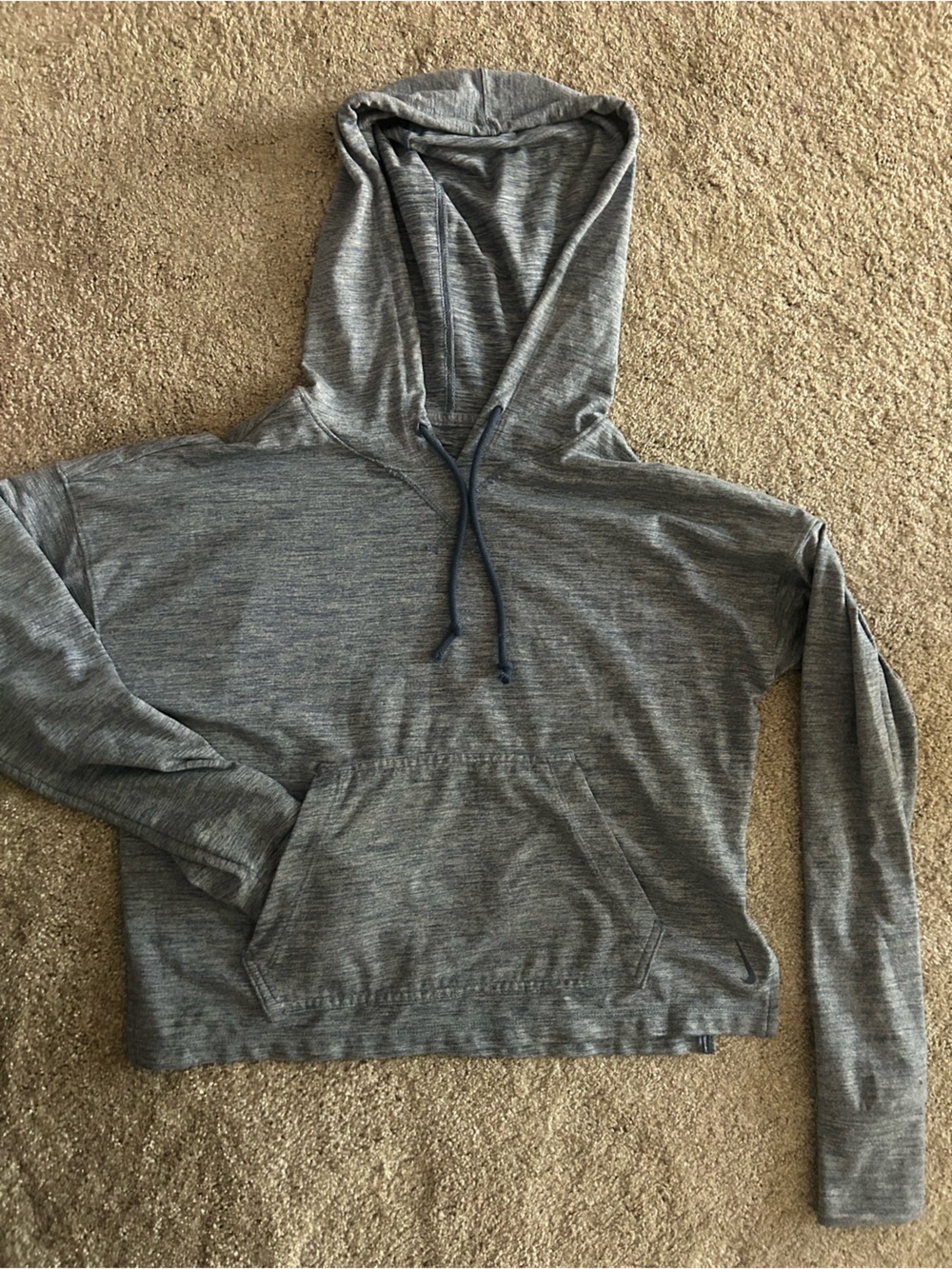 Heather blue Nike Pullover Hoodie